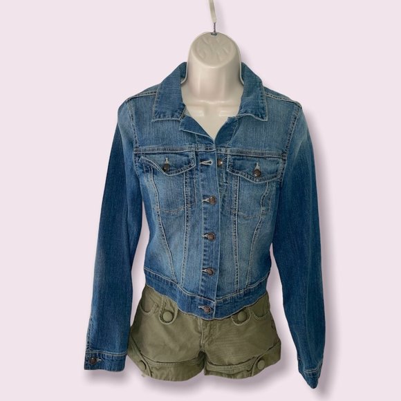Jessica Simpson Jean Reworked Light Up Jacket